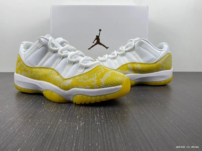 Cheap Retro Jordan Attractive Yellow 4097 11 Low AH7860- Snakeskin 1027